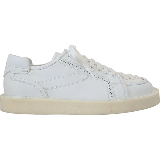 Dolce & GabbanaElegant White Low Top Oxford SneakersMcRichard Designer Brands£439.00