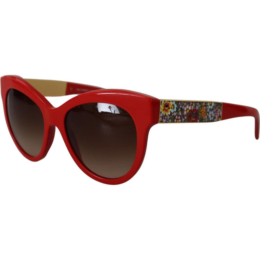 Dolce & GabbanaElegant Red Mosaico Cat-Eye SunglassesMcRichard Designer Brands£429.00