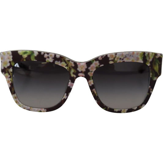 Dolce & Gabbana Elegant Multicolor Gradient Sunglasses black-floral-acetate-rectangle-shades-dg4231f-sunglasses IMG_3943-scaled-4ef77a9d-5f9.jpg