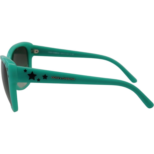 Dolce & Gabbana Enigmatic Star-Patterned Square Sunglasses green-stars-acetate-square-shades-dg4124-sunglasses