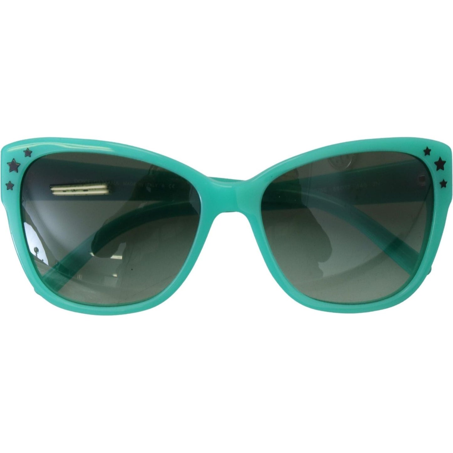 Dolce & Gabbana Enigmatic Star-Patterned Square Sunglasses green-stars-acetate-square-shades-dg4124-sunglasses