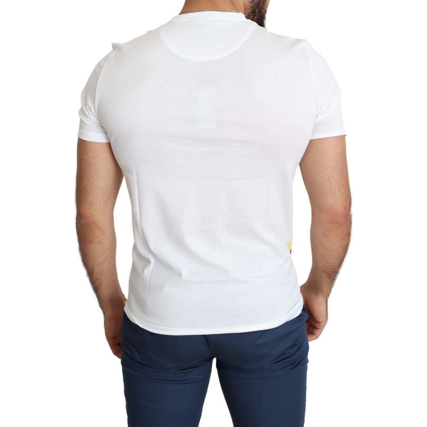 Dolce & Gabbana Chic Saint Valentine Print Crew Neck T-Shirt white-saint-valentine-print-cotton-men-t-shirt