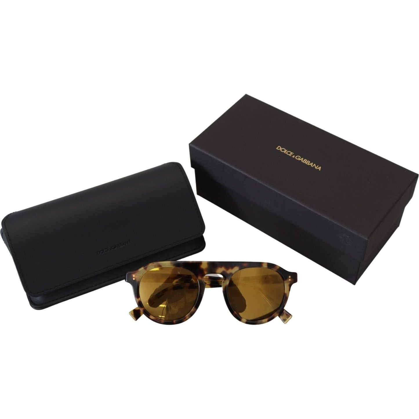 Dolce & Gabbana Chic Tortoiseshell Acetate Sunglasses brown-tortoise-oval-full-rim-shades-dg4306f-sunglasses