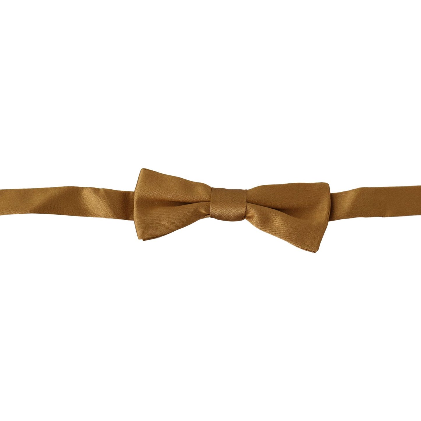 Dolce & Gabbana Opulent Gold Silk Tied Bow Tie Bow Tie gold-100-silk-adjustable-neck-papillon-men-bow-tie IMG_4279-scaled.jpg