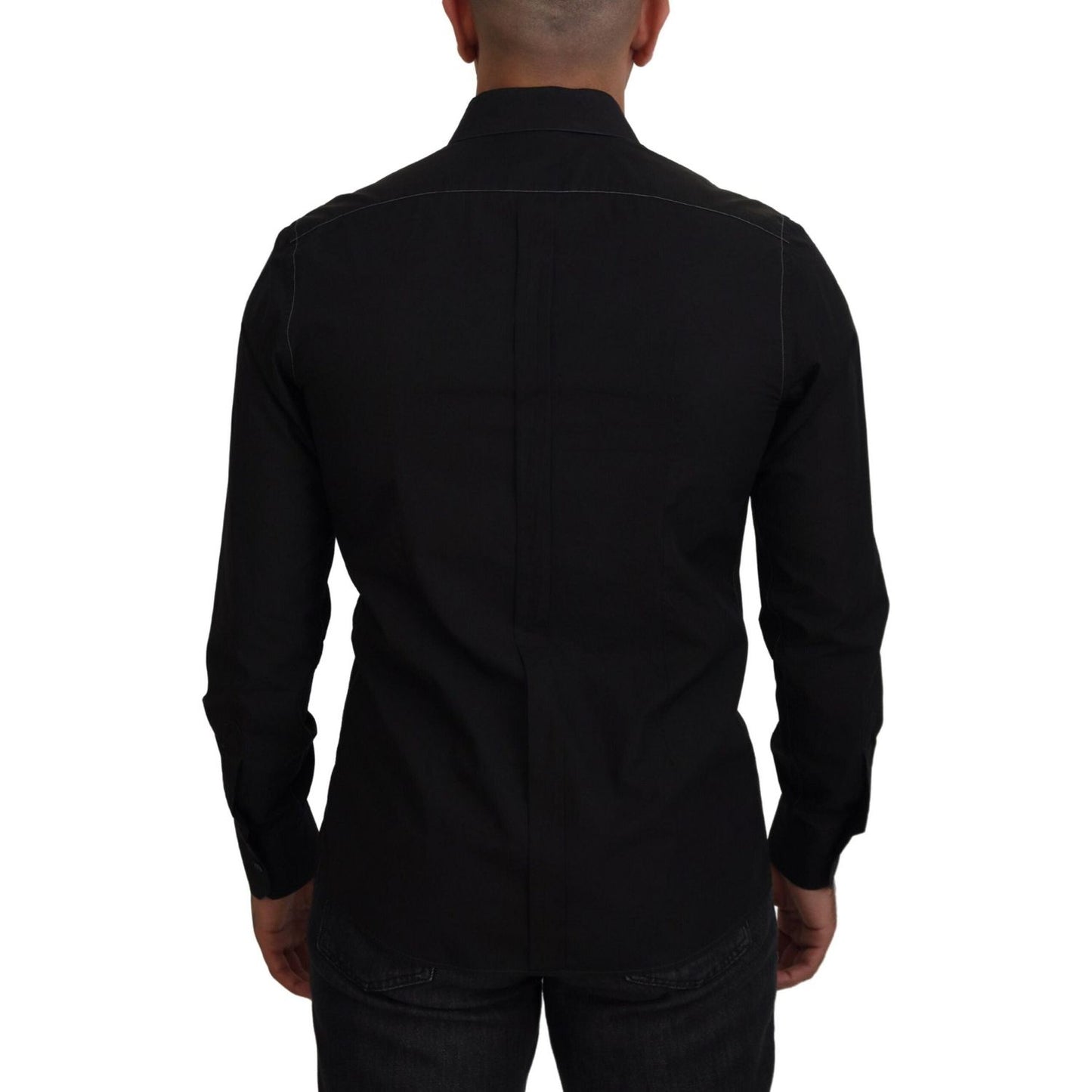 Dolce & GabbanaElegant Black Formal Cotton ShirtMcRichard Designer Brands£459.00