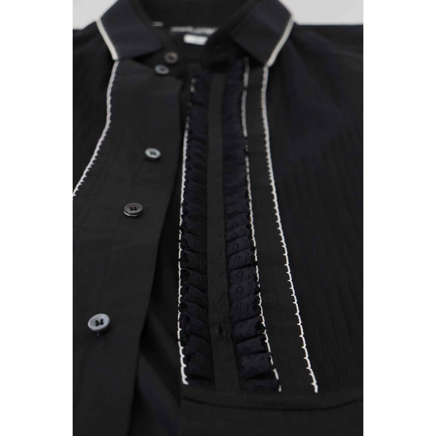 Dolce & GabbanaElegant Slim Fit Tuxedo Dress ShirtMcRichard Designer Brands£409.00