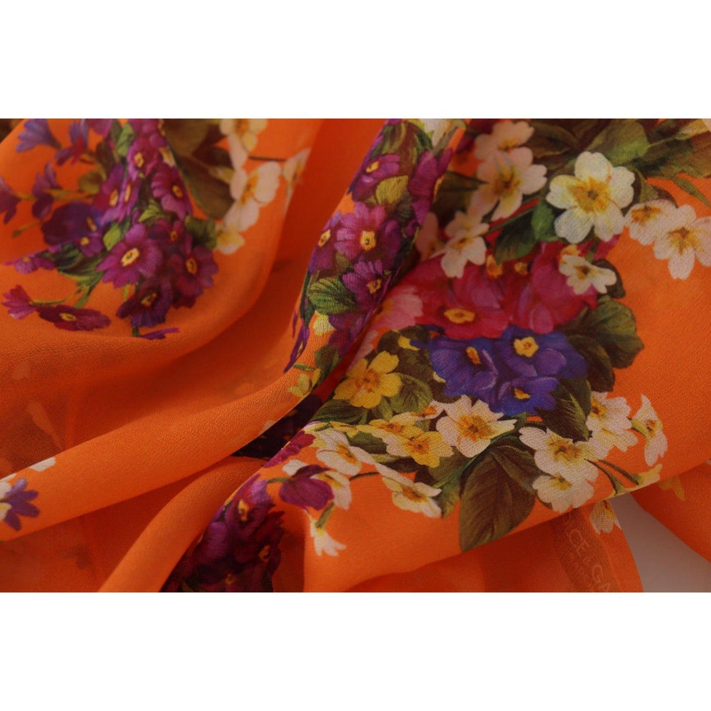 Dolce & Gabbana Elegant Floral Silk Blouse with Back Zipper orange-floral-print-long-sleeve-blouse IMG_4524-scaled-a9ab481e-e44.jpg