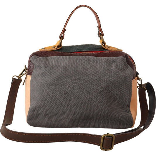 EBARRITO Chic Multicolor Leather Shoulder Bag WOMAN SHOULDER BAGS multicolor-leather-shoulder-strap-top-handle-messenger-bag