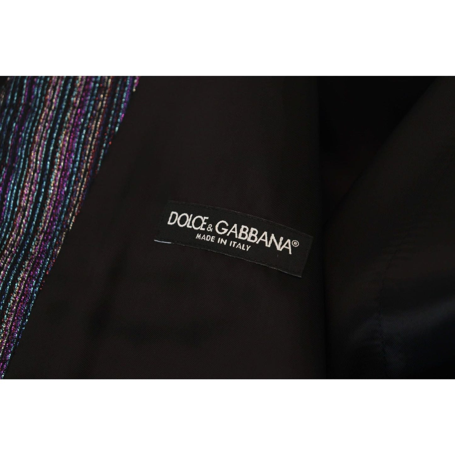 Dolce & Gabbana Multicolor Formal Dress Vest Luxury Blend multicolor-polyester-waistcoat-dress-formal-vest