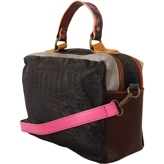 EBARRITO Chic Multicolor Leather Shoulder Bag WOMAN SHOULDER BAGS multicolor-genuine-leather-shoulder-strap-messenger-bag-3