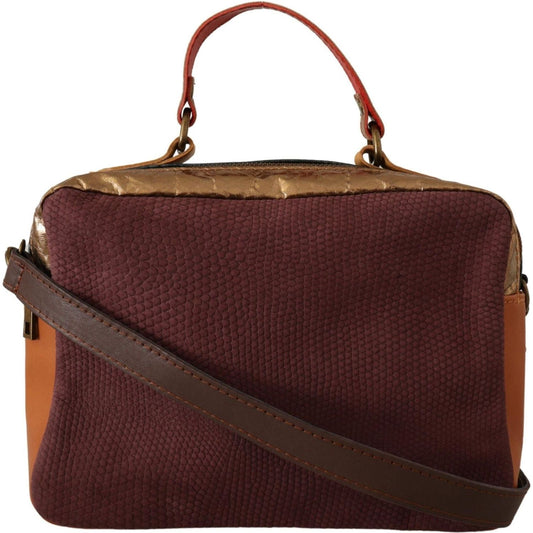 EBARRITO Multicolor Leather Shoulder Bag with Gold Details WOMAN SHOULDER BAGS multicolor-genuine-leather-shoulder-strap-messenger-bag-1