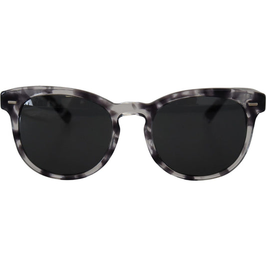 Dolce & Gabbana Elegant Black Havana Sunglasses black-havana-frame-square-lens-dg4254f-sunglasses