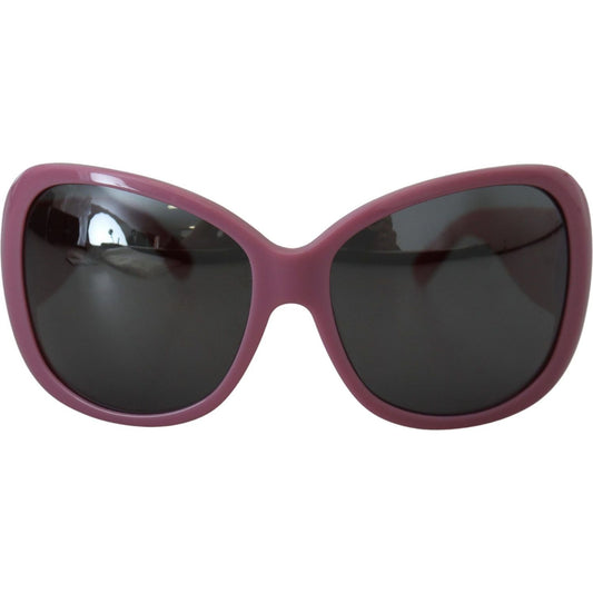 Dolce & Gabbana Chic Oversized UV-Protection Sunglasses pink-red-plastic-frame-oversized-dg4033-sunglasses