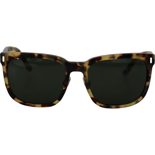 Dolce & Gabbana Chic Wayfarer Sunglasses in Havana havana-green-acetate-tortoise-shell-dg4271-sunglasses
