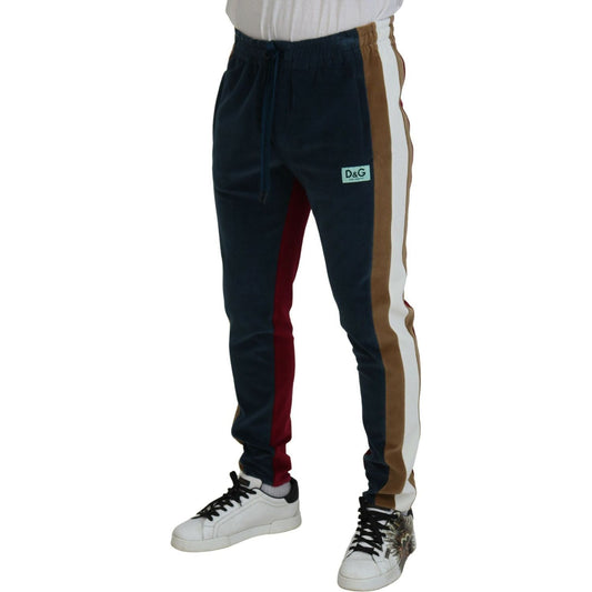 Dolce & Gabbana Exquisite Multicolor Jogger Pants multicolor-cotton-men-jogger-sweatpants-pants IMG_4814-scaled-8dd81572-fd9.jpg