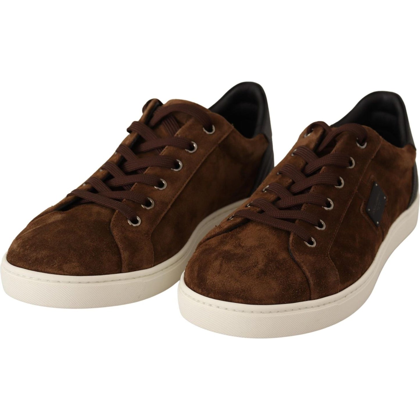 Dolce & Gabbana Elegant Leather Casual Sneakers in Brown brown-suede-leather-mens-low-tops-sneakers IMG_4820-scaled-9a5474bd-636.jpg