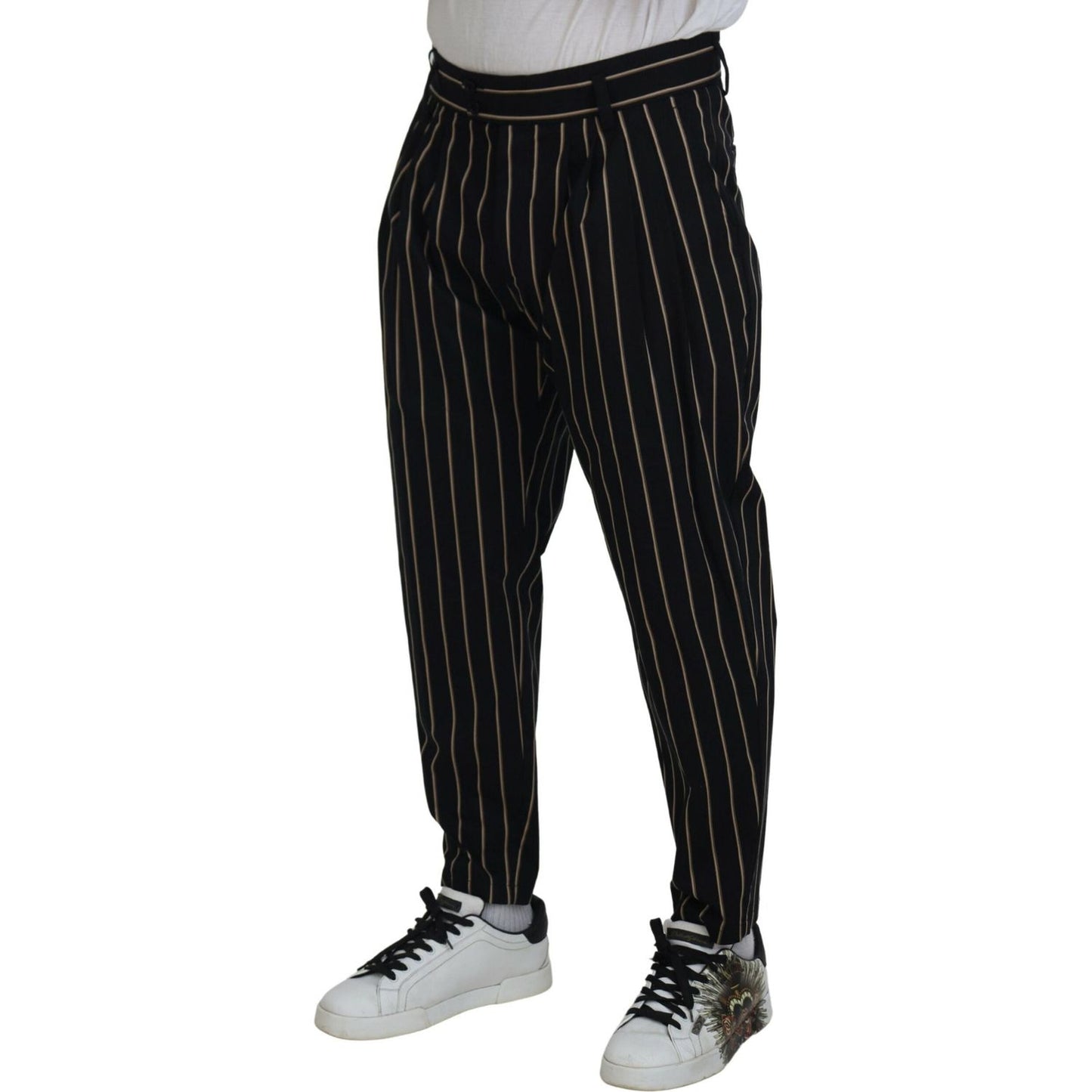Dolce & GabbanaElegant Striped Chino Tapered PantsMcRichard Designer Brands£409.00