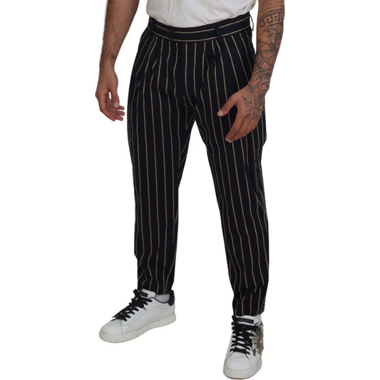Dolce & GabbanaElegant Striped Chino Tapered PantsMcRichard Designer Brands£409.00