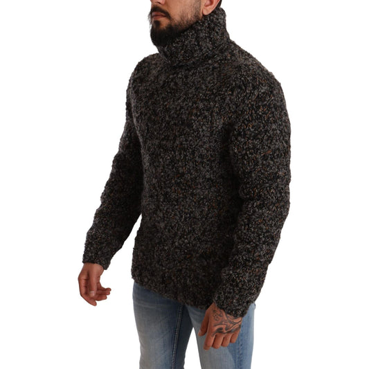 Dolce & GabbanaElegant Speckled Turtleneck Wool-Blend SweaterMcRichard Designer Brands£1059.00