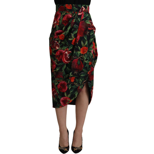 Dolce & GabbanaChic Midi Wrap Skirt with Fruit MotifMcRichard Designer Brands£549.00
