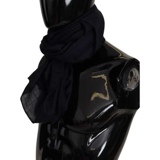 Dolce & GabbanaElegant Black Silk Men's ScarfMcRichard Designer Brands£199.00