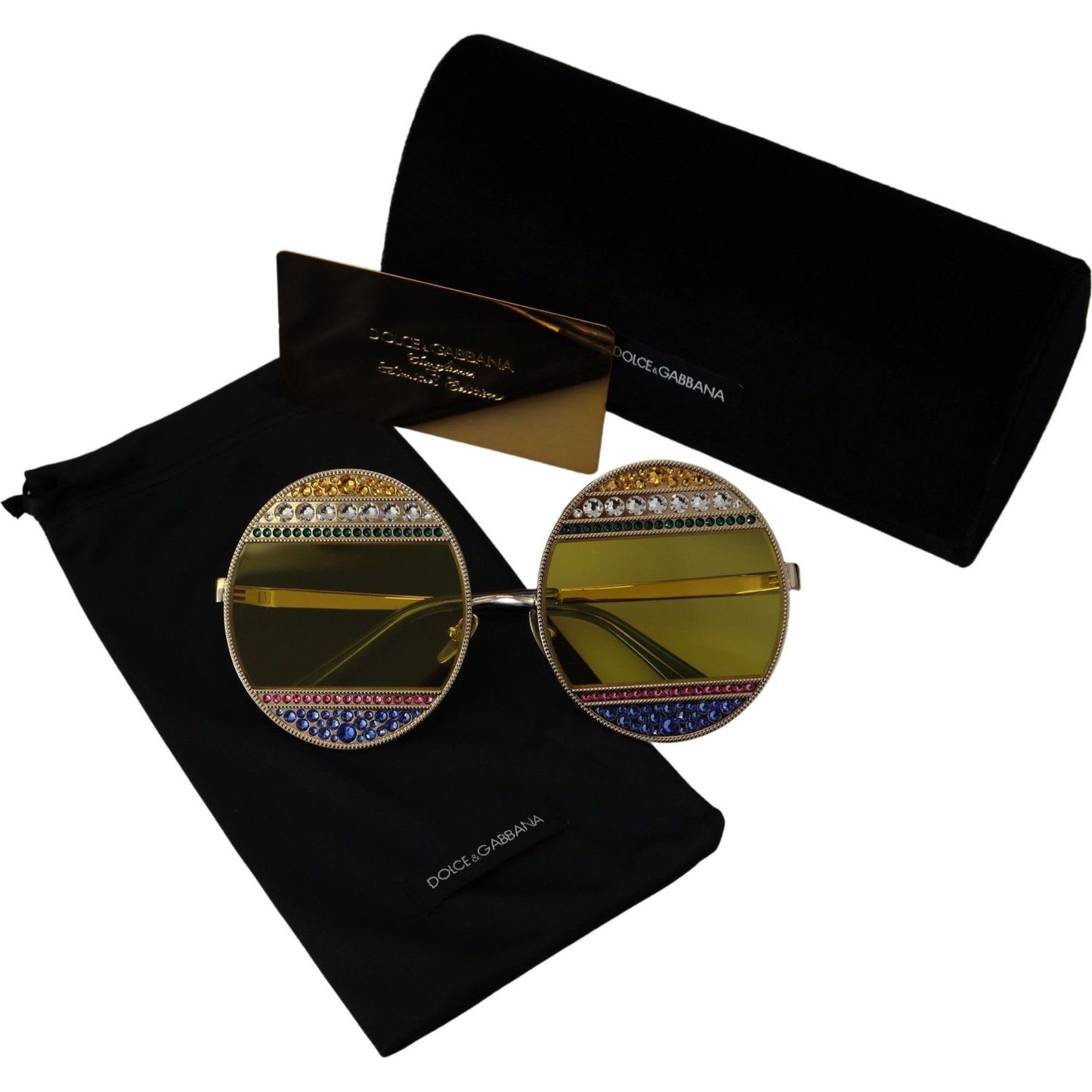 Dolce & Gabbana Crystal Embellished Gold Oval Sunglasses gold-oval-metal-crystals-shades-dg2209b-sunglasses IMG_5292-4f51241c-d72.jpg