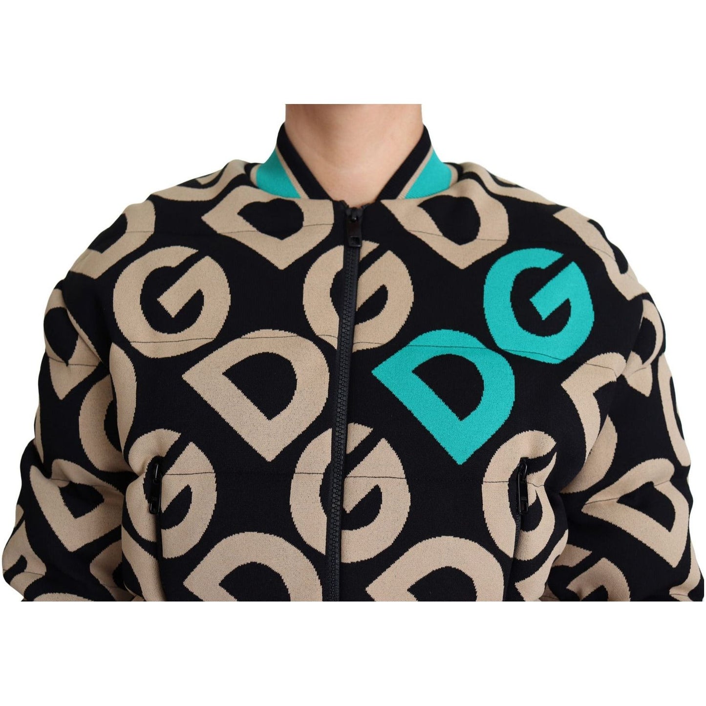 Dolce & GabbanaChic Multicolor Quilted Bomber JacketMcRichard Designer Brands£1389.00