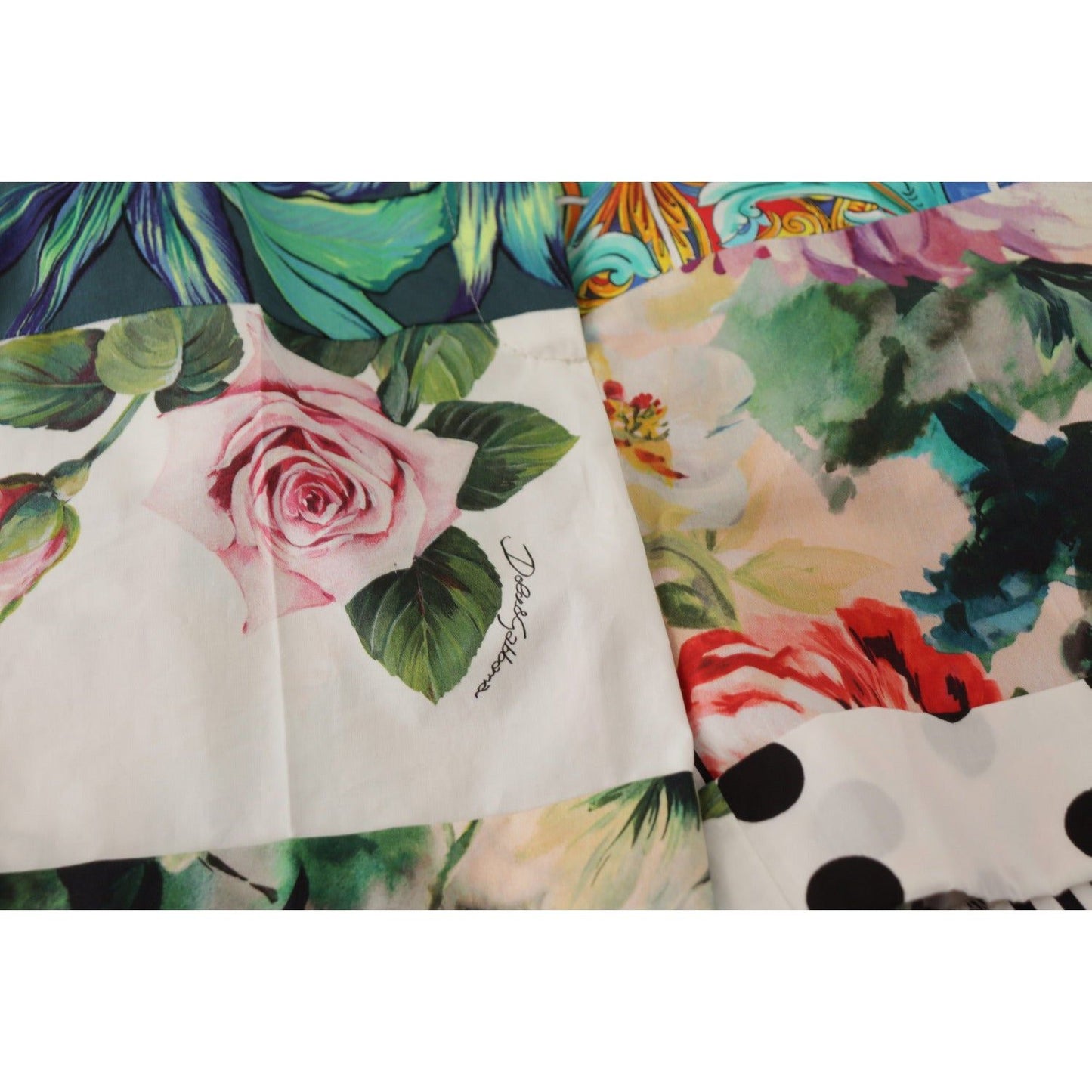 Dolce & Gabbana Floral High Waist Hot Pants Shorts multicolor-high-waist-hot-pants-shorts-1