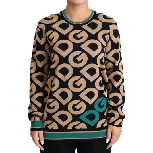 Dolce & GabbanaElegant Multicolor Wool Blend SweaterMcRichard Designer Brands£449.00