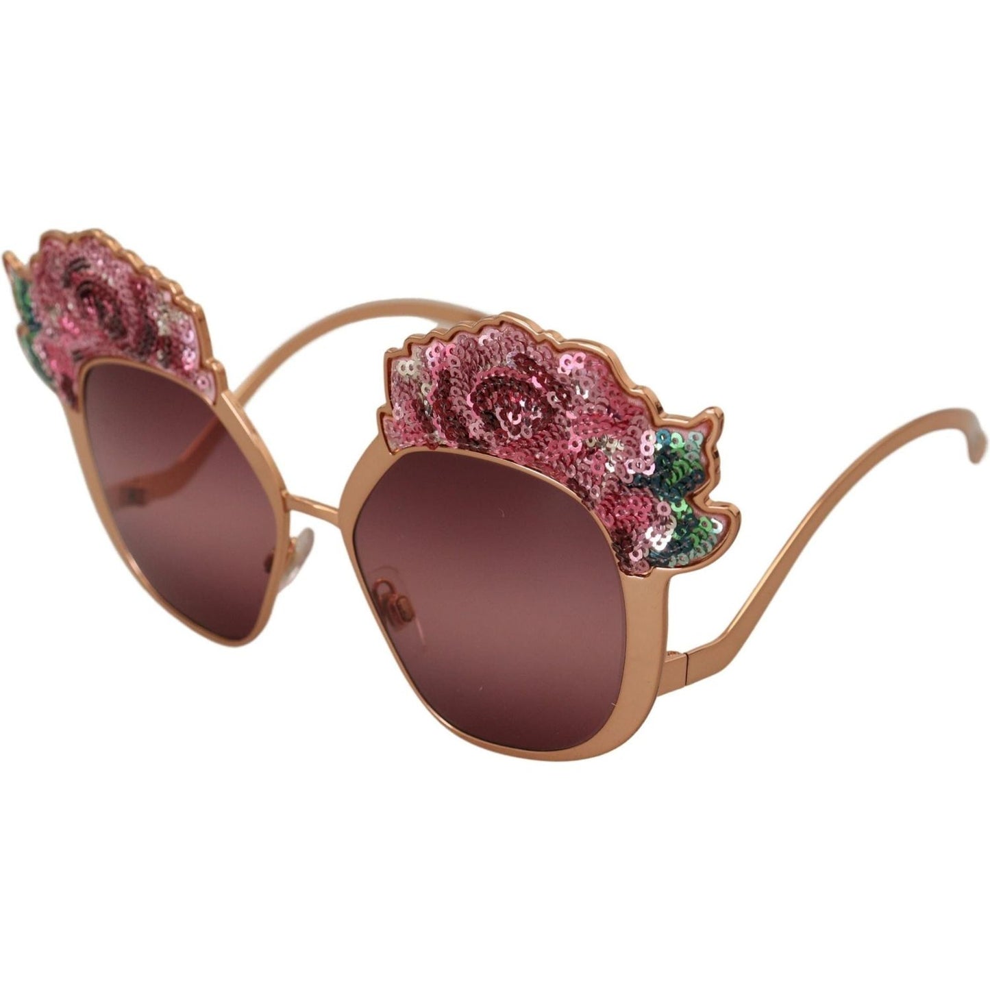 Dolce & Gabbana Chic Rose Sequin Embroidered Sunglasses pink-gold-rose-sequin-embroidery-dg2202-sunglasses IMG_5689-scaled-ab93fe1d-393.jpg