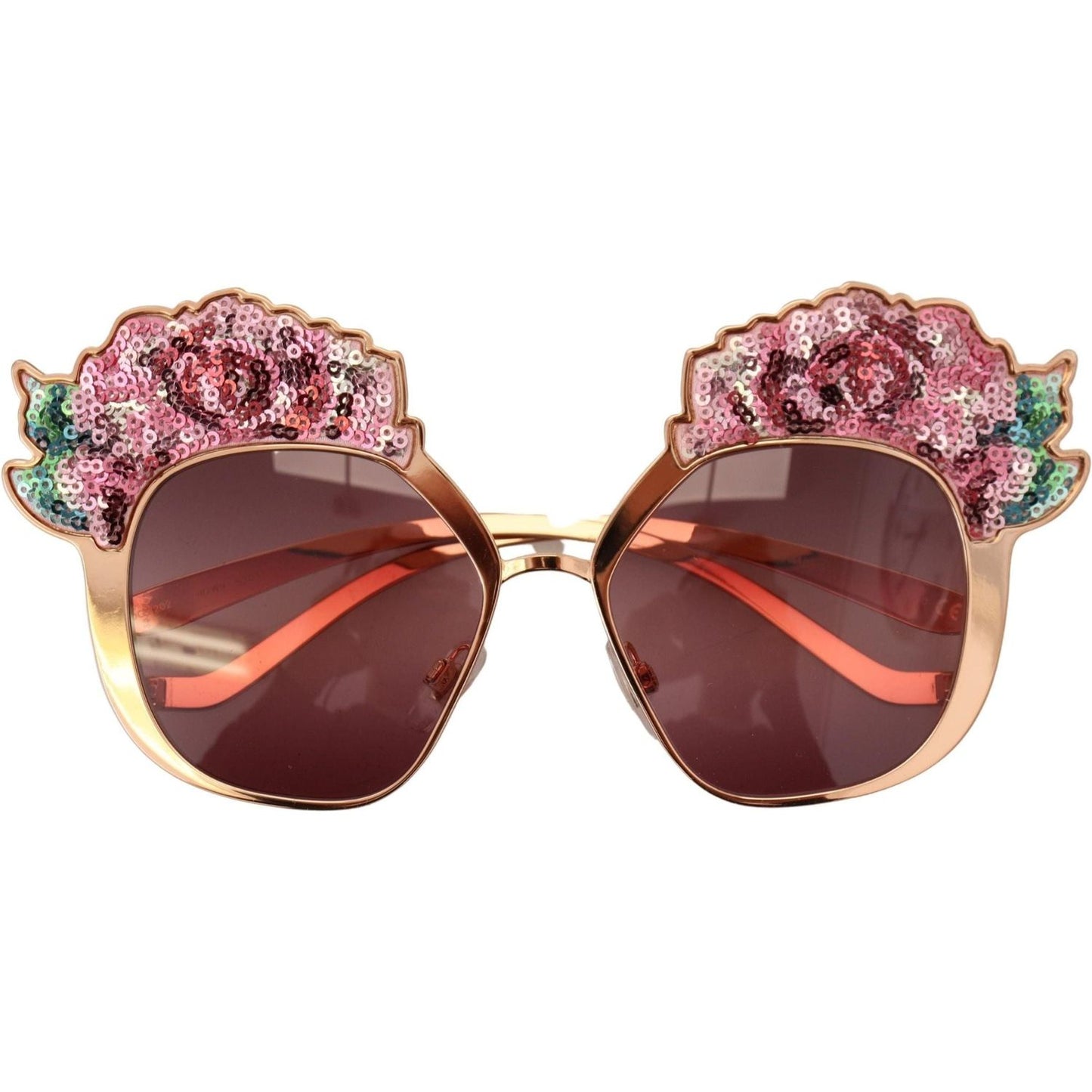 Dolce & Gabbana Chic Rose Sequin Embroidered Sunglasses pink-gold-rose-sequin-embroidery-dg2202-sunglasses IMG_5699-1-scaled-a97afbe2-669.jpg