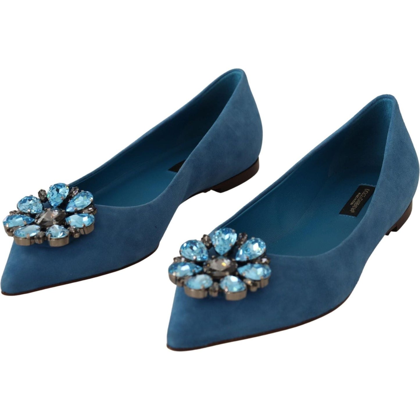 Dolce & Gabbana Elegant Crystal-Embellished Suede Flats blue-suede-crystals-loafers-flats-shoes IMG_5784-scaled-b6e722cf-bbc.jpg
