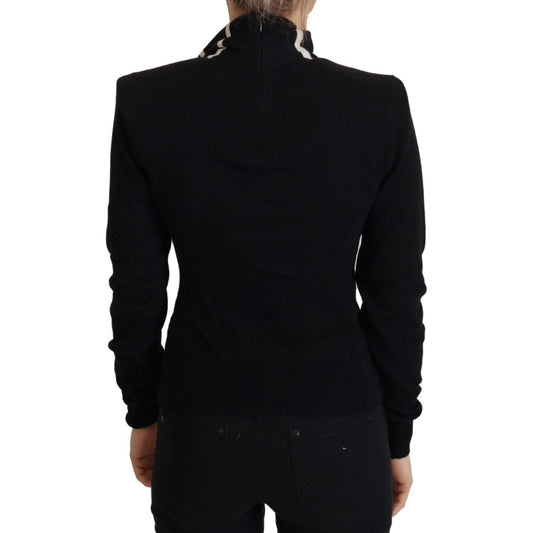 Dolce & GabbanaElegant Black Cashmere Turtleneck SweaterMcRichard Designer Brands£579.00