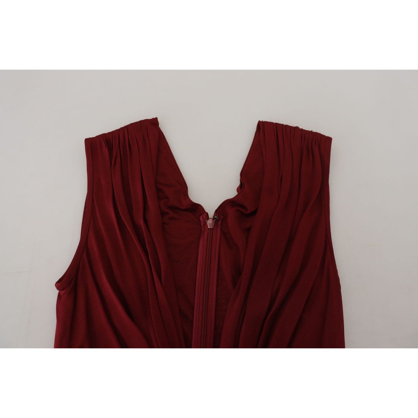 Dolce & Gabbana Bordeaux Silk Blend Top Blouse bordeaux-silk-stretch-top-vest-blouse IMG_5934-scaled-714ce62b-908.jpg