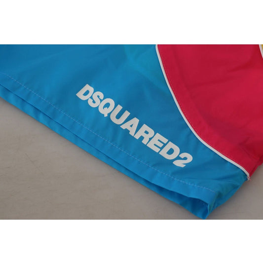 Dsquared² Exclusive Multicolor Swim Shorts Boxer multicolor-logo-print-men-beachwear-shorts-swimwear IMG_5949-scaled-a6dfb48e-7e1.jpg