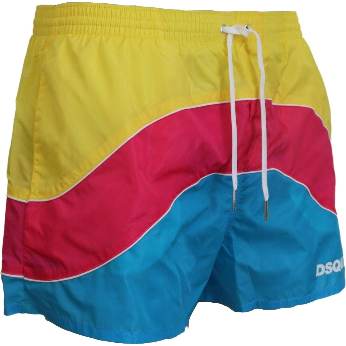 Dsquared² Exclusive Multicolor Swim Shorts Boxer multicolor-logo-print-men-beachwear-shorts-swimwear IMG_5956-scaled-75ed98a3-165.jpg