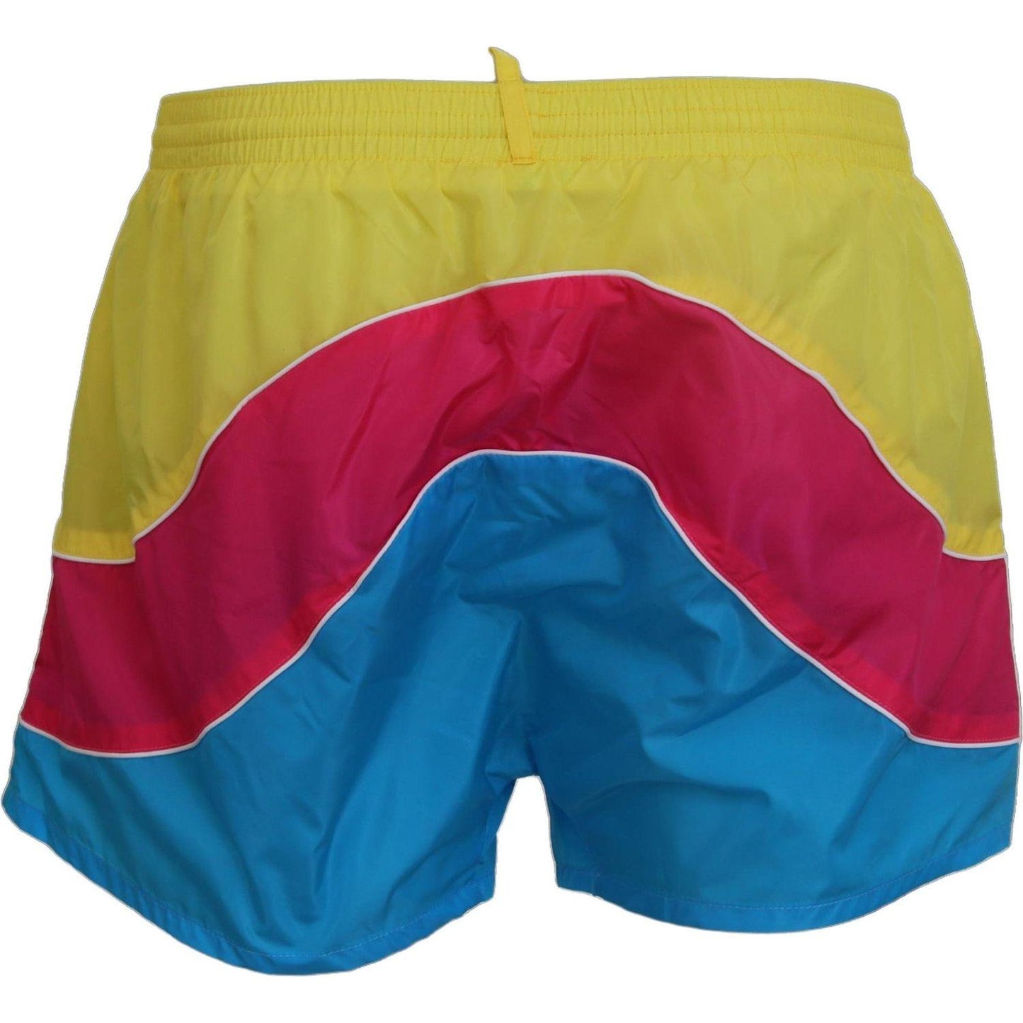 Dsquared² Exclusive Multicolor Swim Shorts Boxer multicolor-logo-print-men-beachwear-shorts-swimwear IMG_5957-9eff580e-05f.jpg