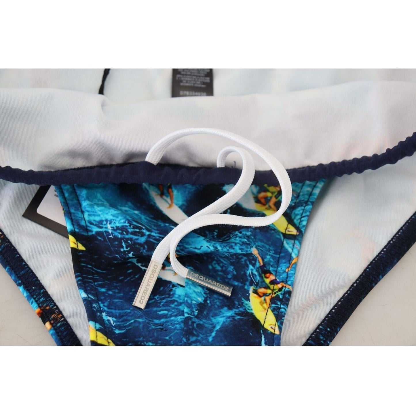 Dsquared² Exclusive Multicolor Graphic Swim Briefs multicolor-graphic-print-men-swim-brief-swimwear