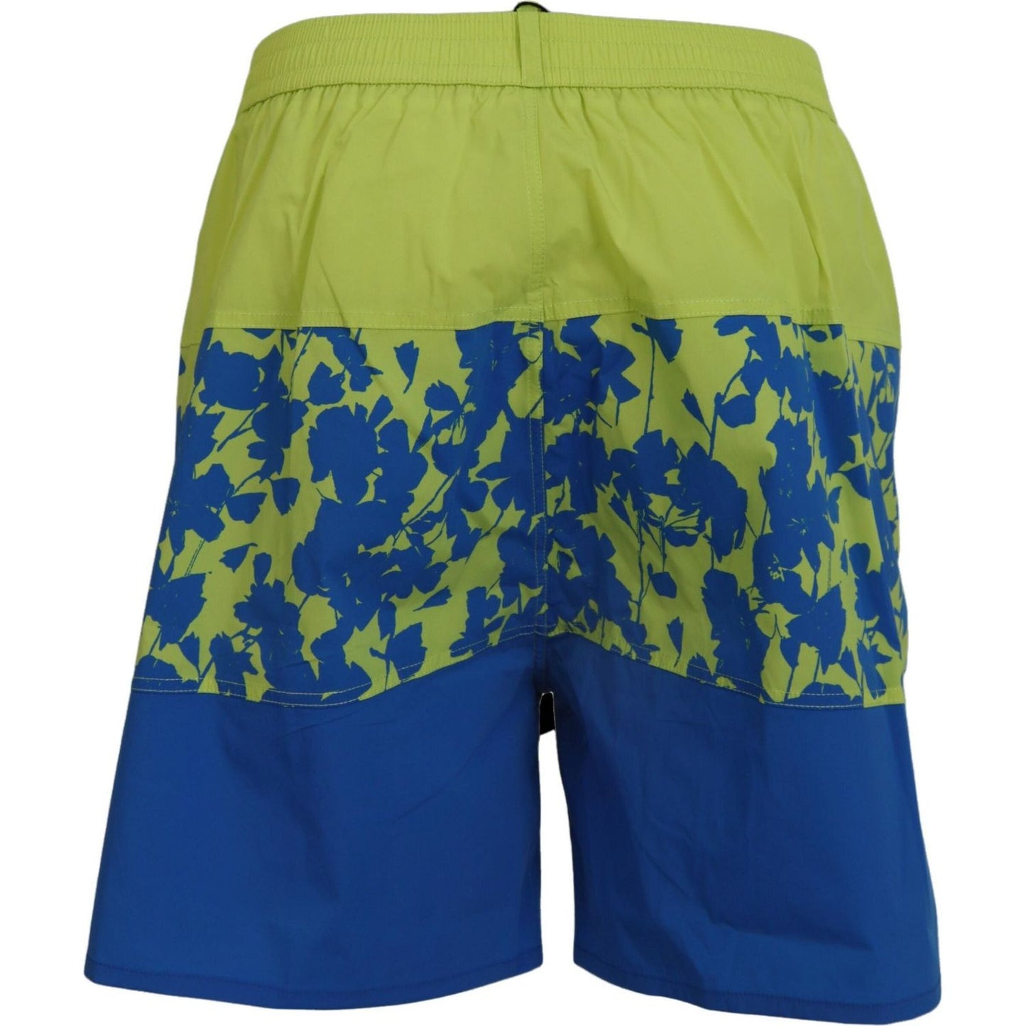 Dsquared² Exquisite Blue Green Swim Shorts Boxer blue-green-logo-print-men-beachwear-shorts-swimwear IMG_6007-scaled-23a9ee72-eea.jpg