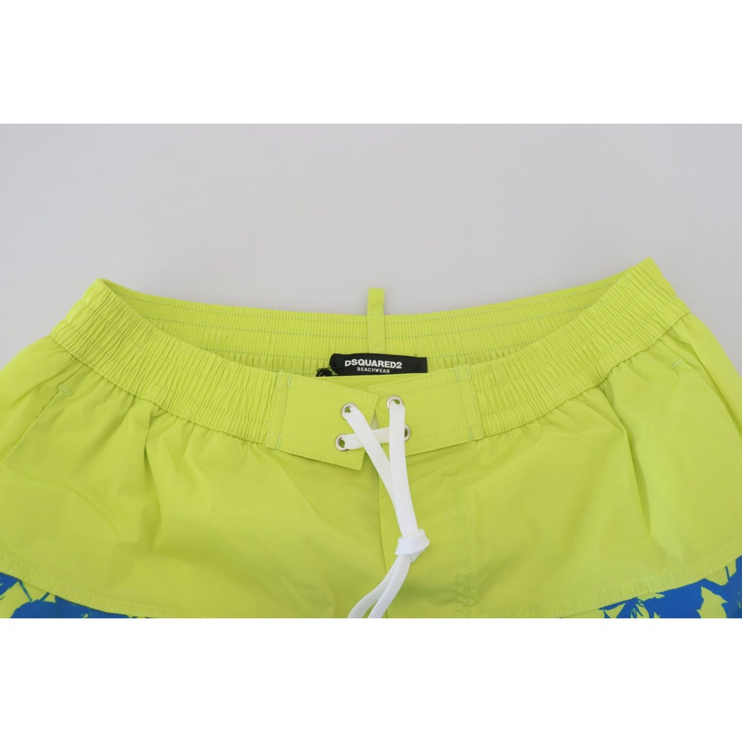 Dsquared² Exquisite Blue Green Swim Shorts Boxer blue-green-logo-print-men-beachwear-shorts-swimwear IMG_6008-scaled-f9d1e790-7f7.jpg