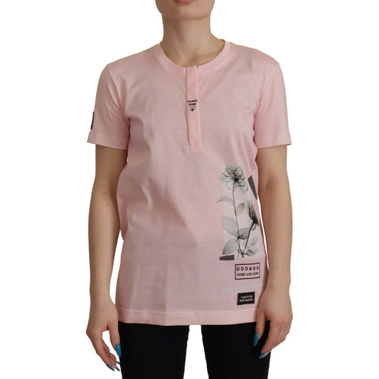 Dolce & Gabbana Floral Henley Cotton Tee in Pink pink-floral-cotton-henley-cotton-t-shirt IMG_6058-scaled-23ebc34f-3c2.jpg