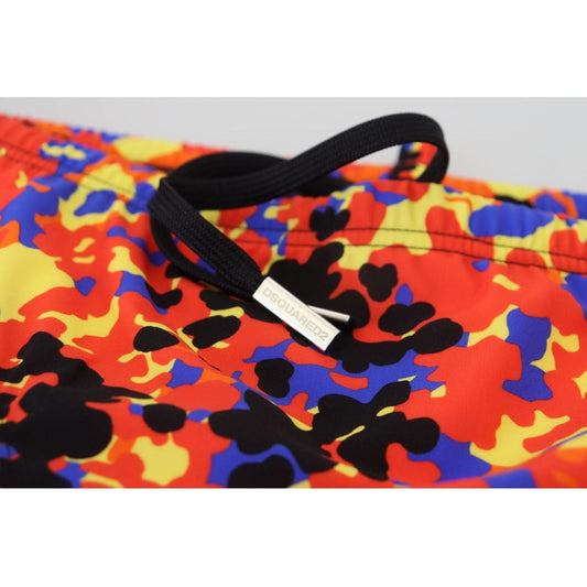 Dsquared² Exclusive Multicolor Swim Trunks multicolor-logo-printed-men-swim-brief-swimwear IMG_6082-scaled-074488bf-3b6.jpg