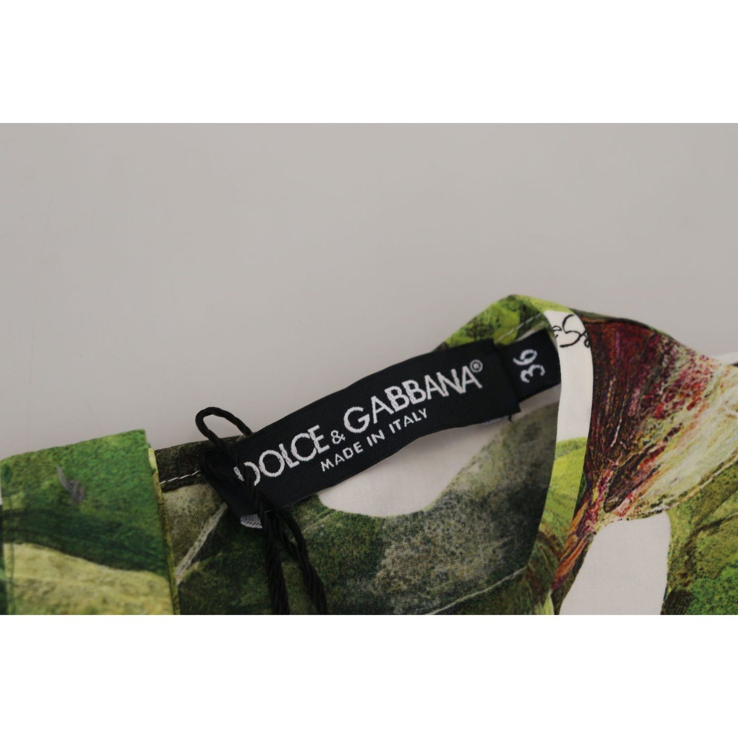 Dolce & GabbanaChic Multicolor Fig Print Cotton TopMcRichard Designer Brands£299.00