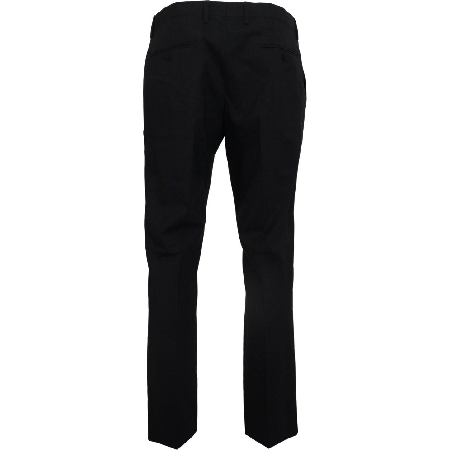 Dolce & Gabbana Elegant Slim Fit Dress Pants gray-wool-stretch-dress-formal-slim-fit-pant IMG_6415-scaled-daeff9dc-a52.jpg