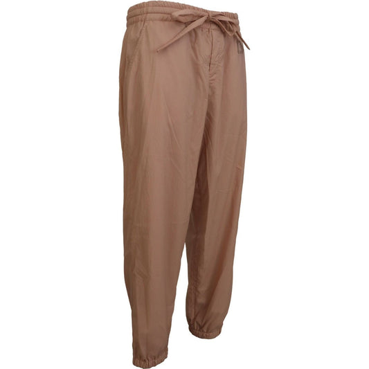 Dolce & Gabbana Elegant Peach Casual Sweatpants peach-solid-men-sweatpants-pants IMG_6484-scaled-7134fb28-909.jpg