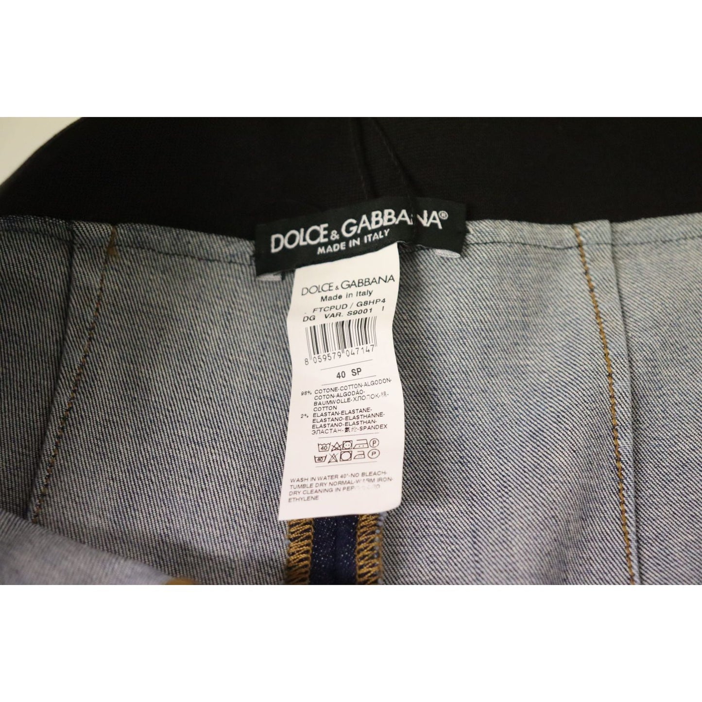 Dolce & GabbanaHigh Waist Skinny Denim The latest in style, these skinny jeans take it up a notch with a flattering high waist. Made of 98% cotton and 2% elastane, they offer a snug yet comfortable stretch fit. Country of origin: IT, you'll be donning a p