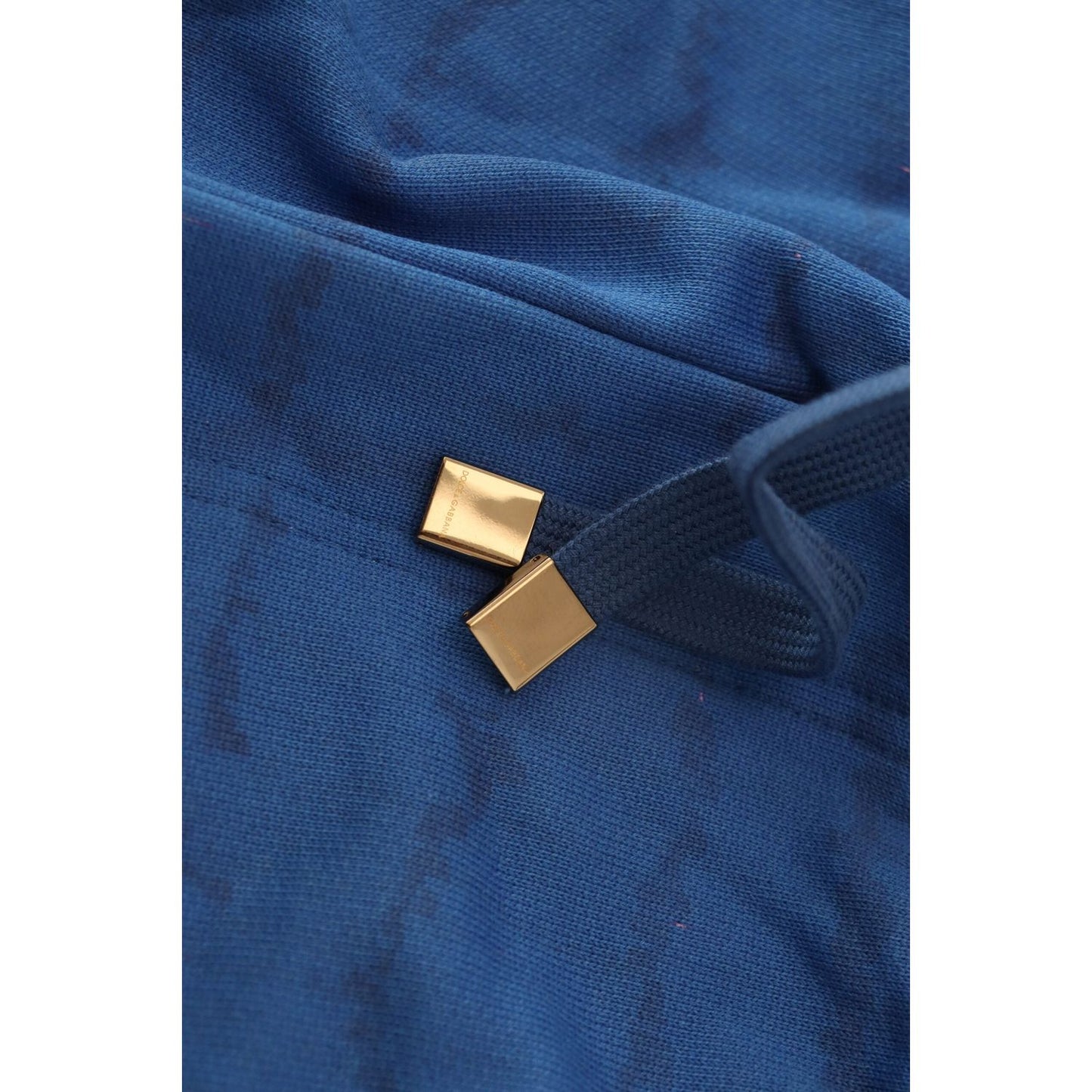 Dolce & Gabbana Elegant Multicolor Printed Cotton Shorts blue-cotton-printed-bermuda-shorts