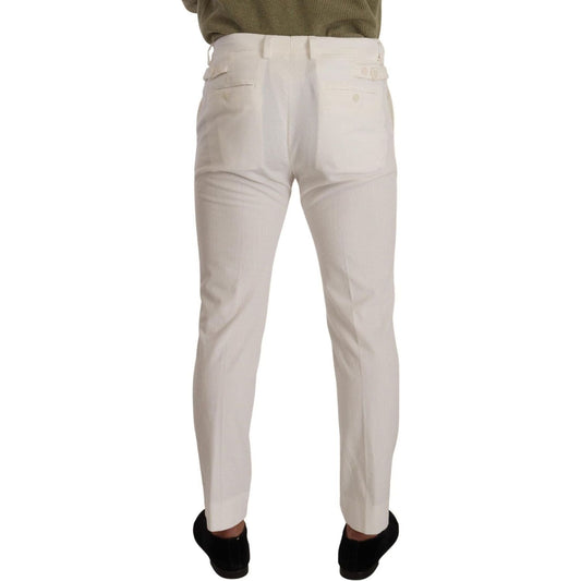 Dolce & GabbanaElegant Slim Fit Cotton TrousersMcRichard Designer Brands£379.00
