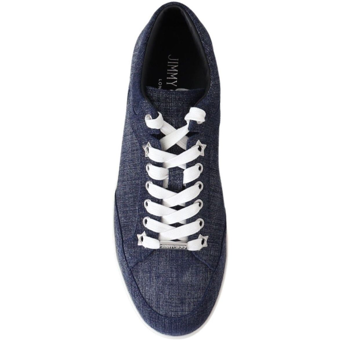 Jimmy Choo Chic Slip-On Blue Denim Suede Sneakers miami-blue-denim-sneakers IMG_6826-a6fa91bf-e67.jpg