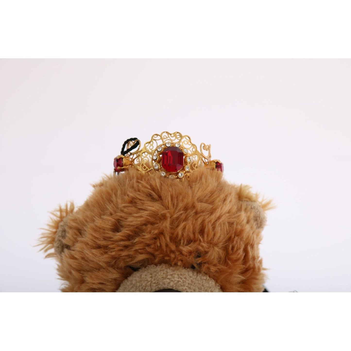 Dolce & Gabbana Teddy Bear Crystal Crown Hair Band teddy-bear-gold-crystal-crown-tiara-diadem-hair-band